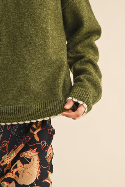Bianca Scalloped Edge Sweater