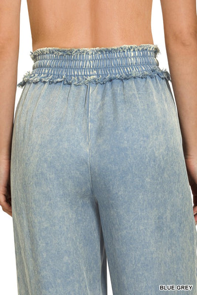 Tencel Pants w/ Drawstring