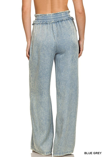 Tencel Pants w/ Drawstring