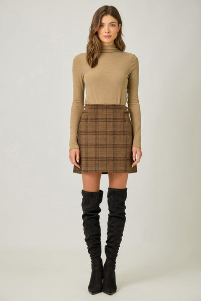 Presley Plaid Skirt