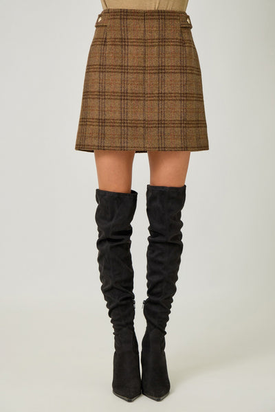 Presley Plaid Skirt