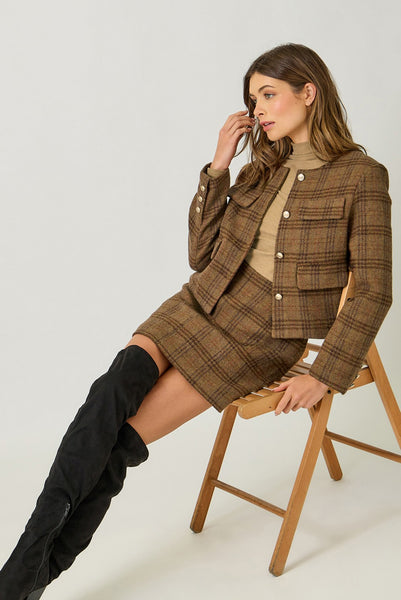 Presley Plaid Skirt