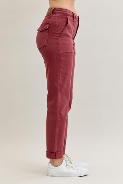 Aurora Garment Dyed Cuffed Jeans