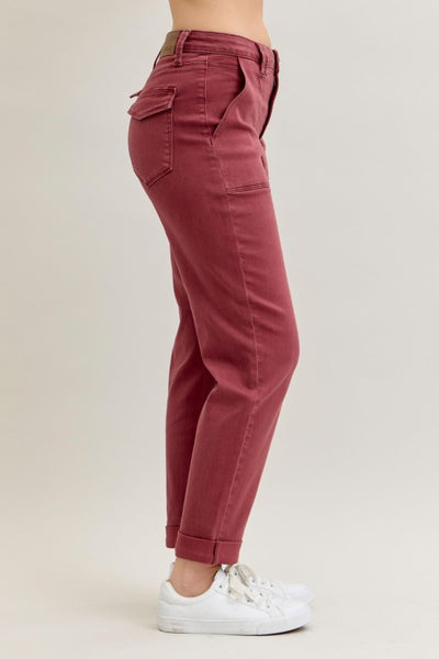 Aurora Garment Dyed Cuffed Jeans