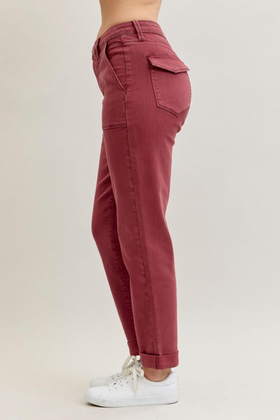 Aurora Garment Dyed Cuffed Jeans