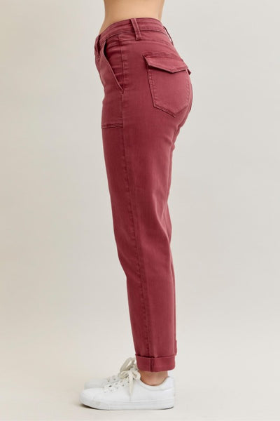 Aurora Garment Dyed Cuffed Jeans