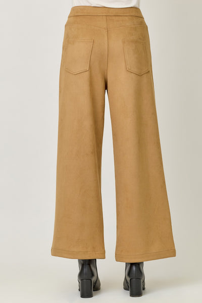 Latte Suede Trousers