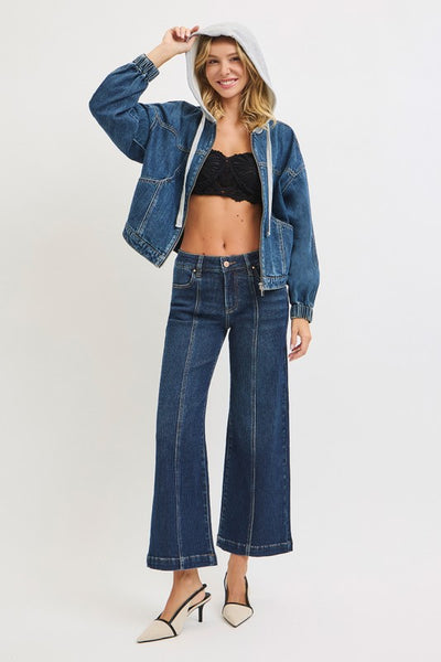 Millie Denim Bomber Jacket