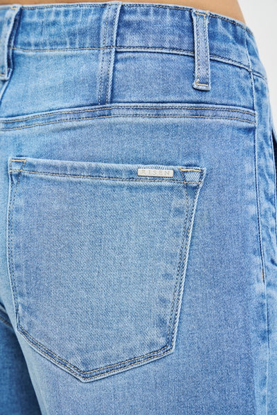 Mika High Rise Drawstring Risen Jeans