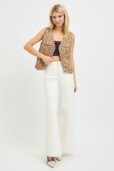 Leopard Print Vest