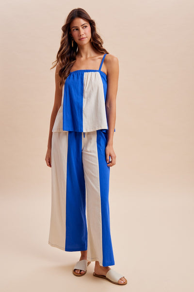 Brooke Color Block Flowy Set