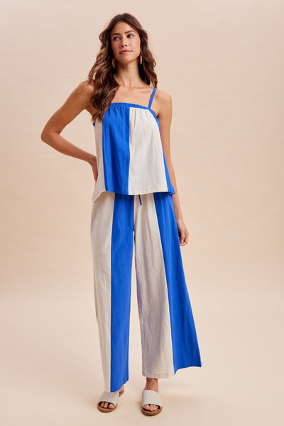 Brooke Color Block Flowy Set