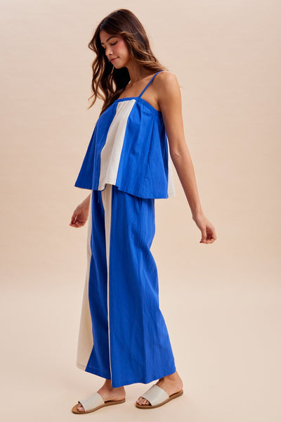 Brooke Color Block Flowy Set