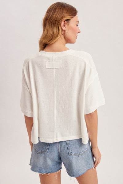 Laura Button Down Cardigan Style Tee