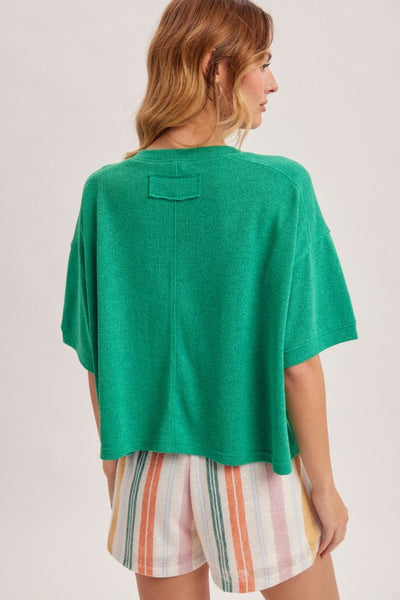 Laura Button Down Cardigan Style Tee