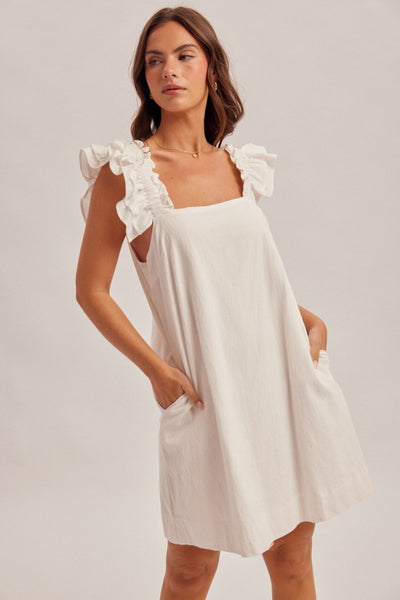 Kitty Square Neck Shift Dress