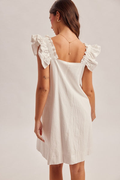 Kitty Square Neck Shift Dress