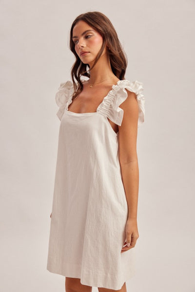 Kitty Square Neck Shift Dress