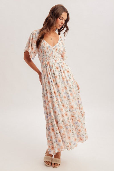 LeAnn Smocked Chest Maxi Dress