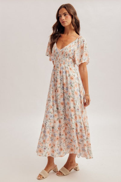 LeAnn Smocked Chest Maxi Dress