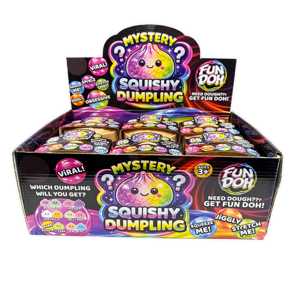 Fun Doh Mystery Dumpling Squishy Toy | 12-Piece Display: Wholesale Price