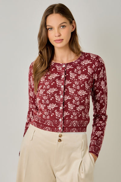 Rosie Rose Garden Knit Cardigan