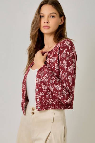 Rosie Rose Garden Knit Cardigan