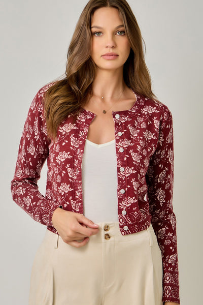 Rosie Rose Garden Knit Cardigan