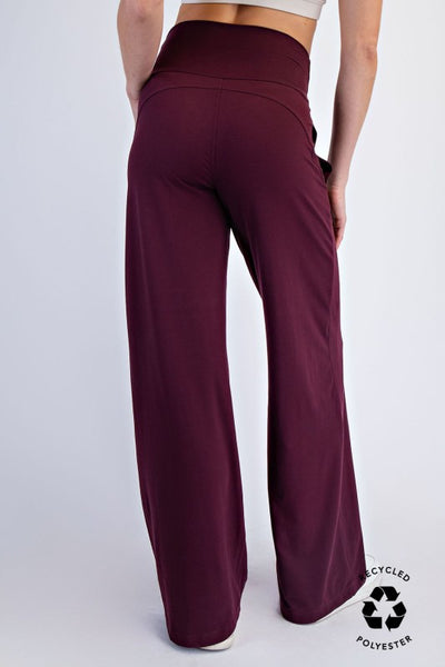 Jackie V-Waist Wide Leg Leggings