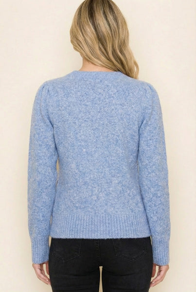 Tina Crew Neck Dressy Sweater