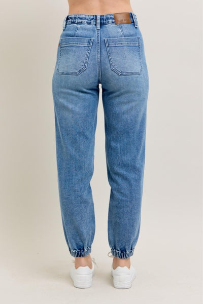 Gracie Judy Blue Denim Joggers