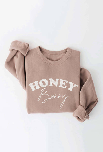 HONEY BUNNY Sweatshirt: Eggshell