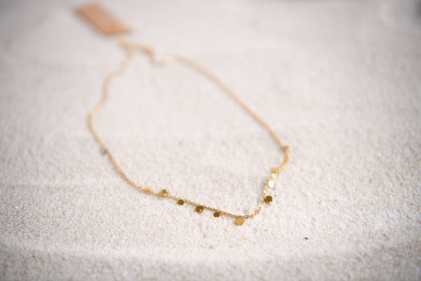 Round Pendant Stainless Steel Necklace