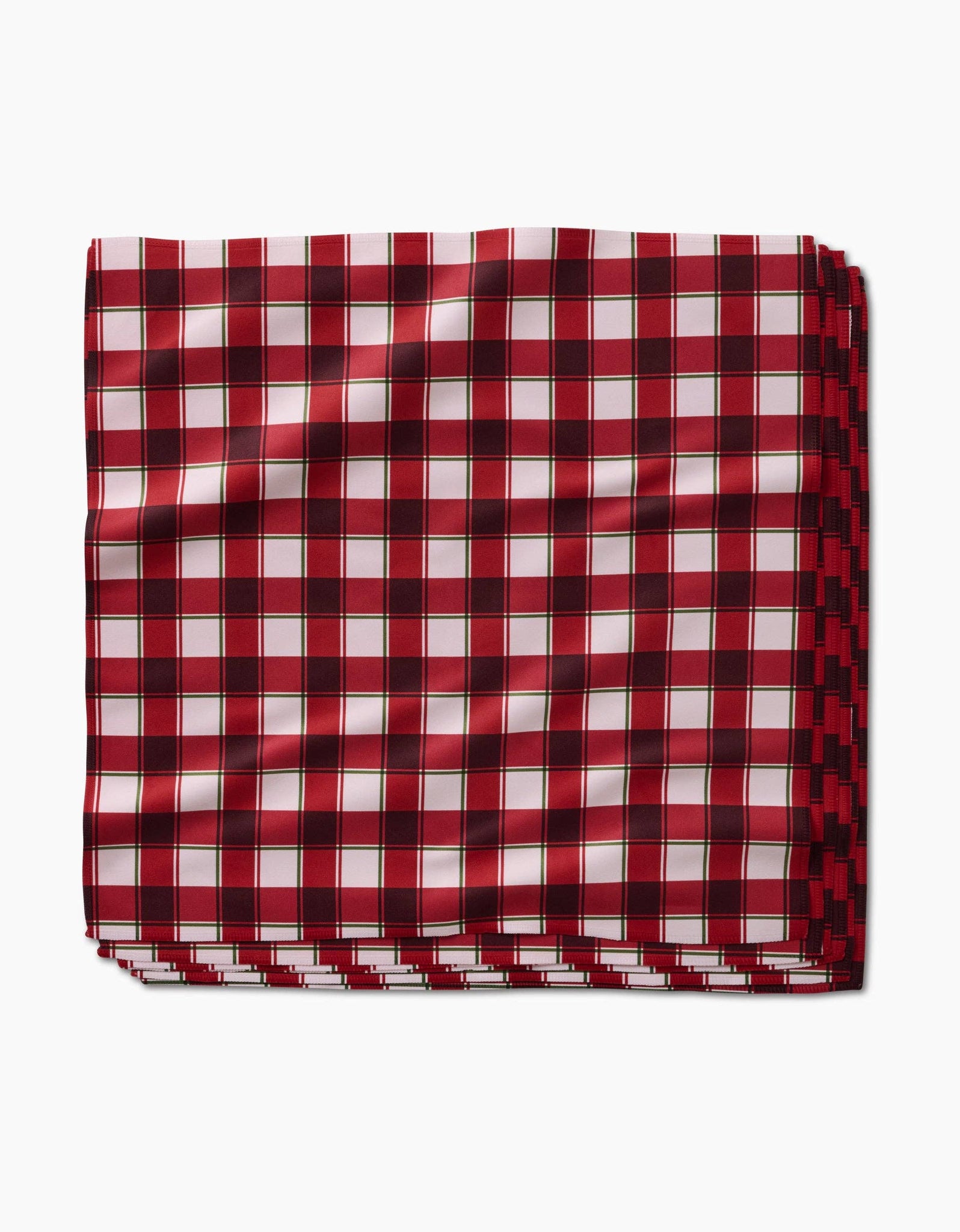 Jingle Plaid Dinner Napkin Set