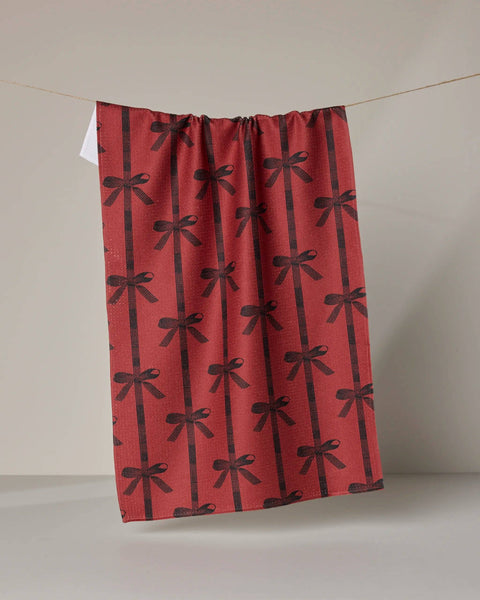 Love Bows Tea Towel