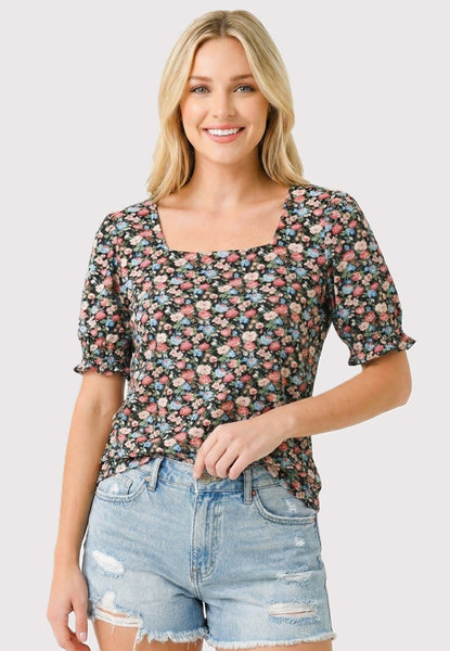 Kim Floral Printed Top