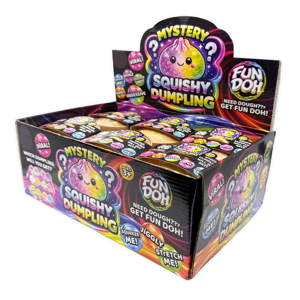 Fun Doh Mystery Dumpling Squishy Toy | 12-Piece Display: Wholesale Price