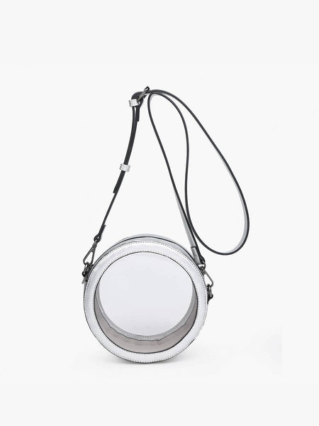 Clear Circular Crossbody Bag