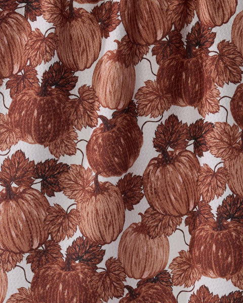 Harvest Moon Tea Towel: Orange