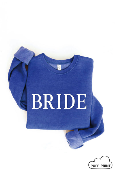 BRIDE PUFF Mauve Graphic Sweatshirt