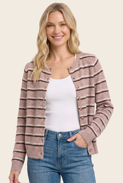 Dolly Double Striped Cardigan