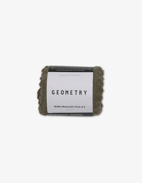 Forest Waffle Washcloth Set
