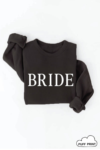 BRIDE PUFF Mauve Graphic Sweatshirt