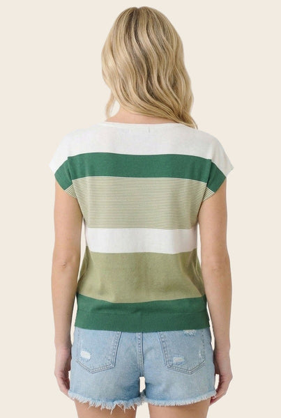 Corrina Color Block Top