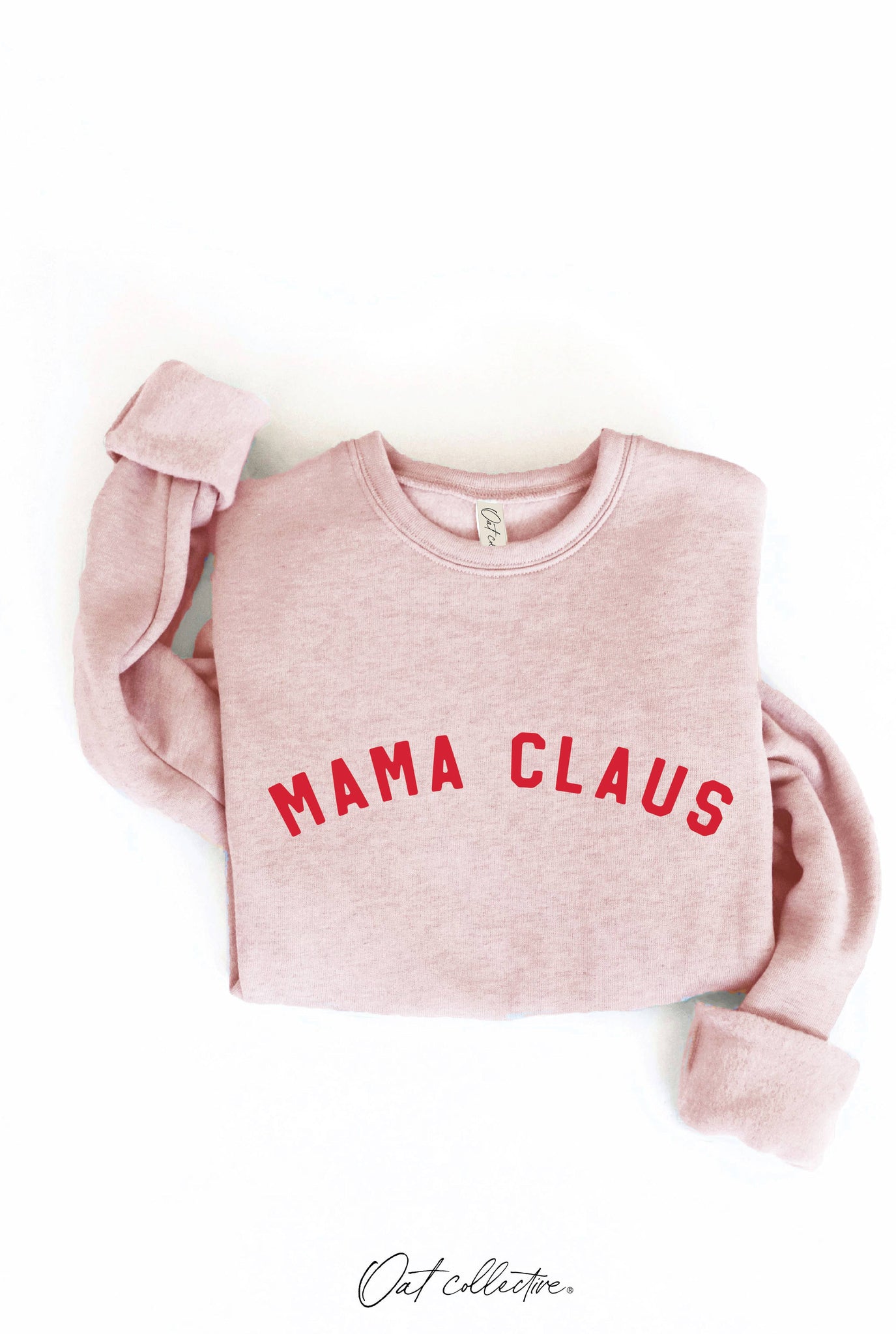 MAMA CLAUS Rose Graphic Sweatshirt
