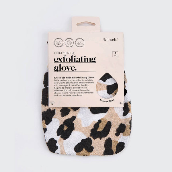 Eco-Friendly Leopard Exfoliating Glove