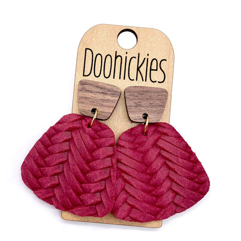 Burgundy Jasmine Dangles