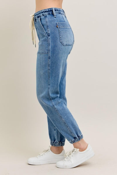 Gracie Judy Blue Denim Joggers