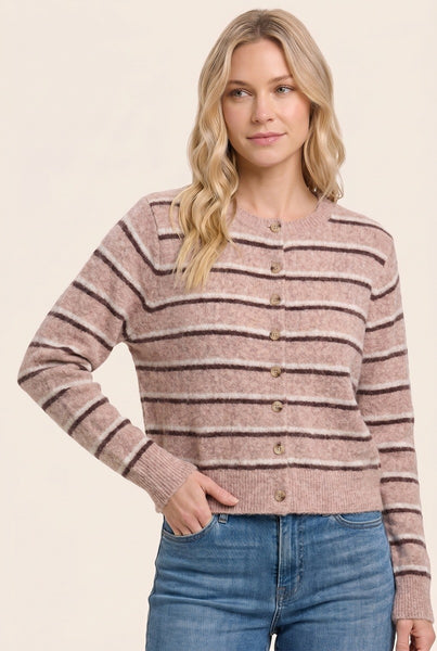 Dolly Double Striped Cardigan