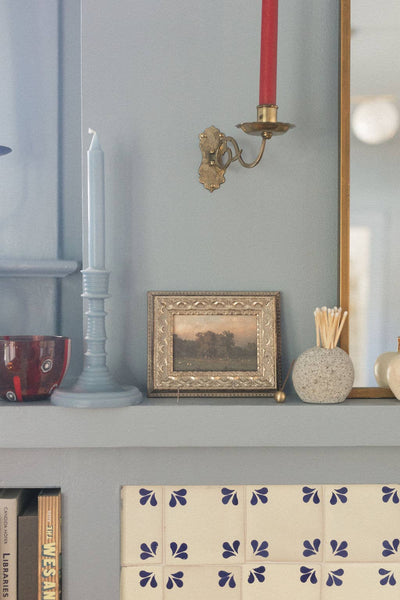 Sheep Farm Framed Antique Art: 16x12